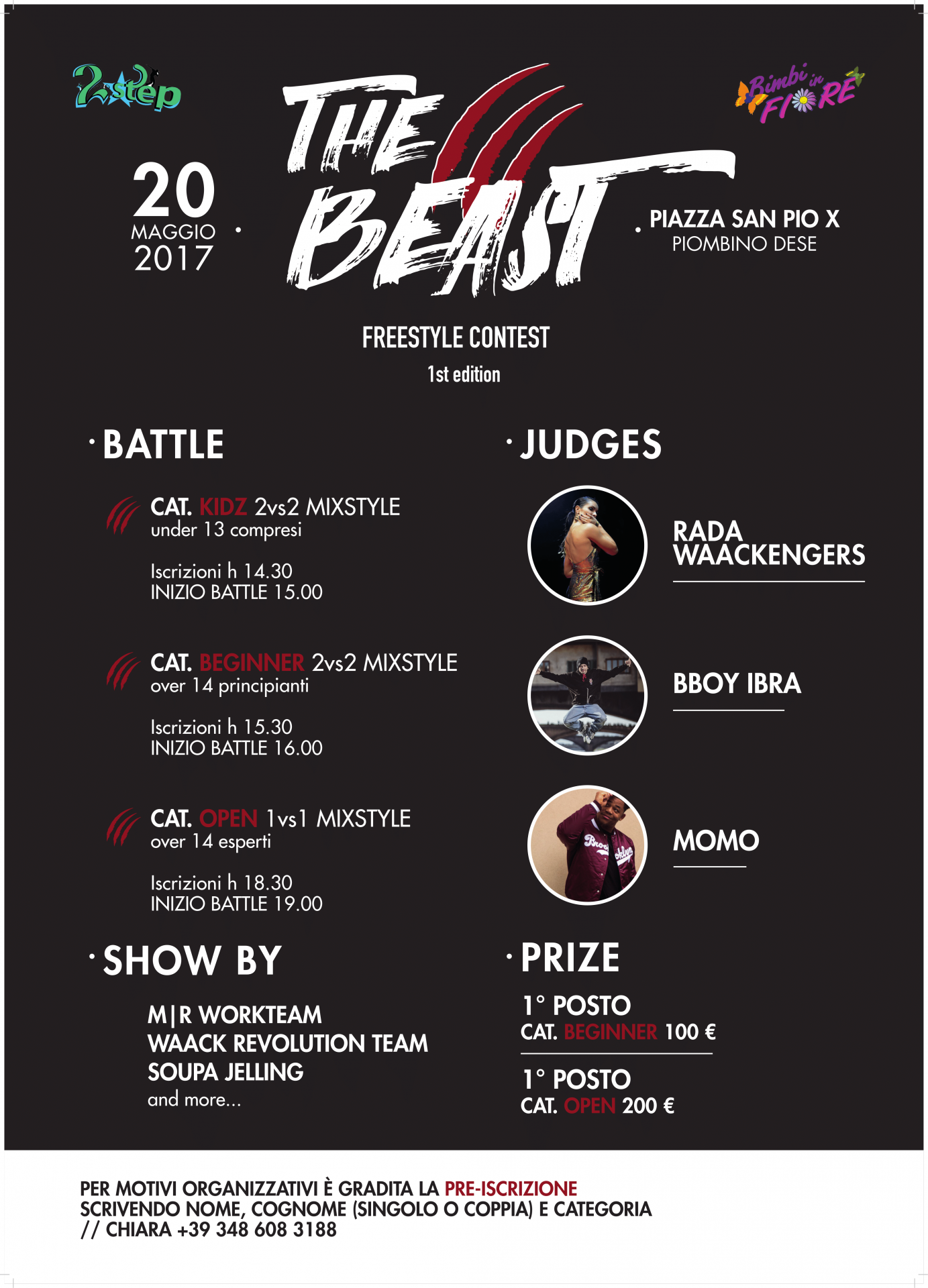 The Beast - Contest Mixedstyle 2vs2 & Show - Bimbi in Fiore